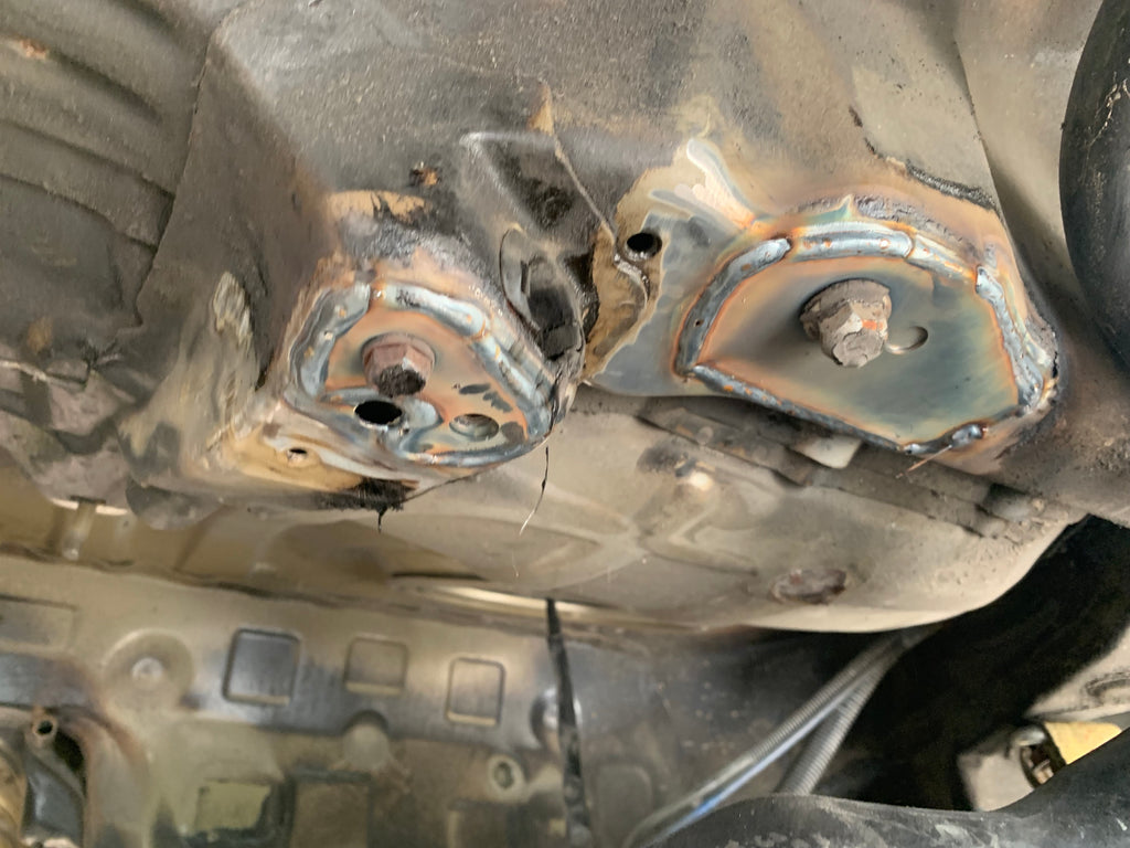 9906 BMW E46 Rear Subframe Reinforcement Plates Kit Proper Parts Co