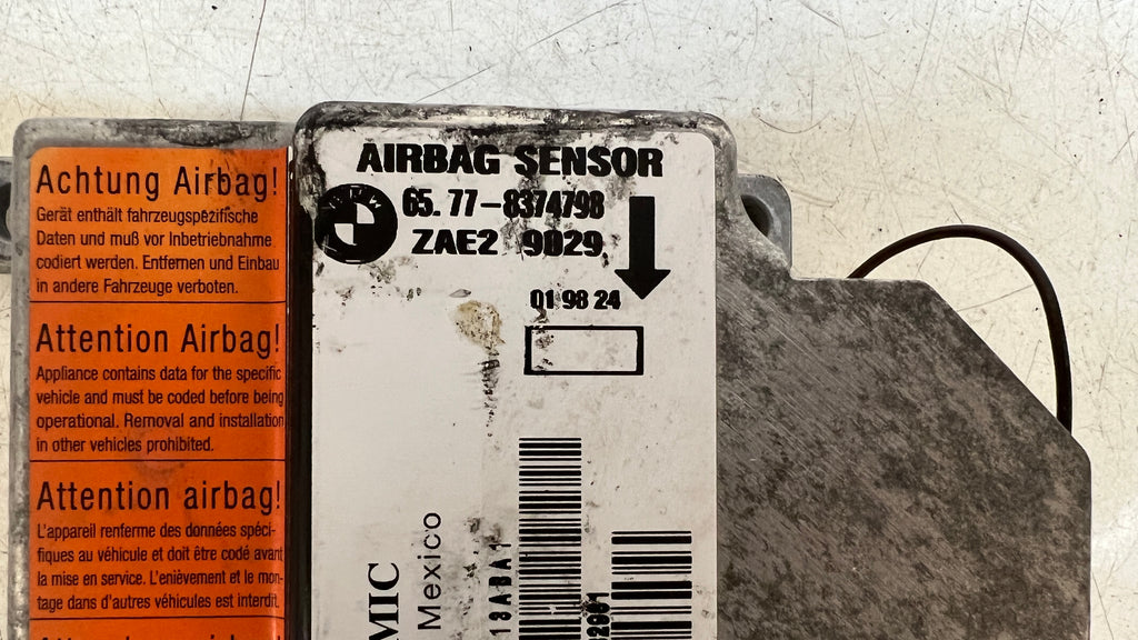 BMW Z3 AIRBAG MODULE 8374798 Proper Parts Co