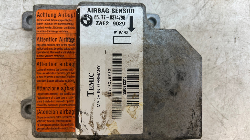 BMW Z3 AIRBAG MODULE 65778374798 Proper Parts Co
