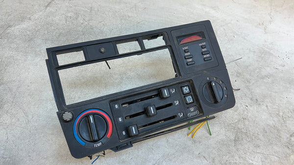 BMW E30 Climate Control Panel/On-Board Computer 62131377803/64111385879 *DAMAGED*