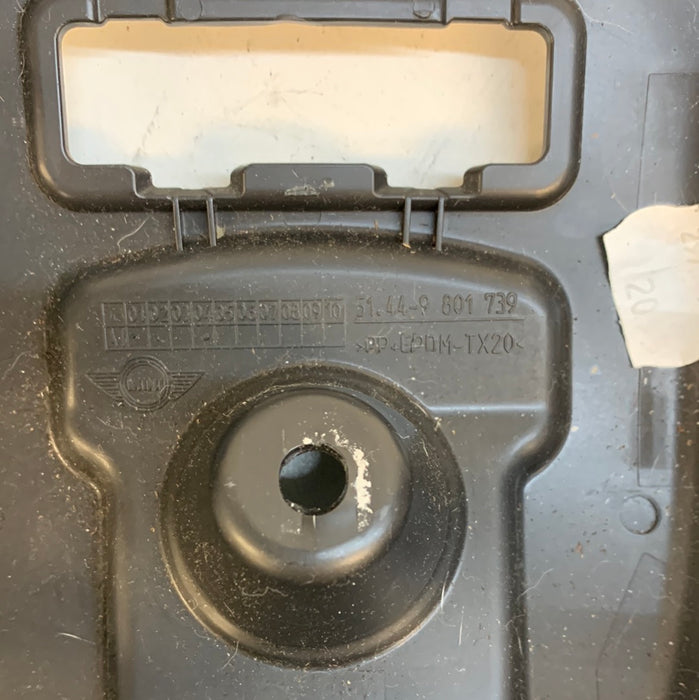 MINI R60 Countryman Rear Center Seatbelt Cover Trim 51449801739