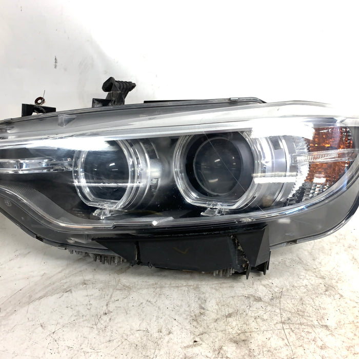 BMW F32 F33 F36 4 Series Pre-LCI Left/Driver Side Adaptive Xenon Headlight 7387551 *DAMAGED*