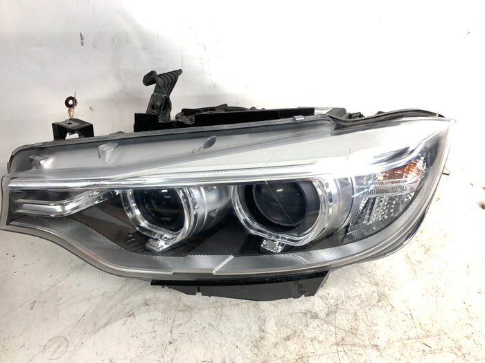 BMW F32 F33 F36 4 Series Pre-LCI Left/Driver Side Adaptive Xenon Headlight 7387551 *DAMAGED*