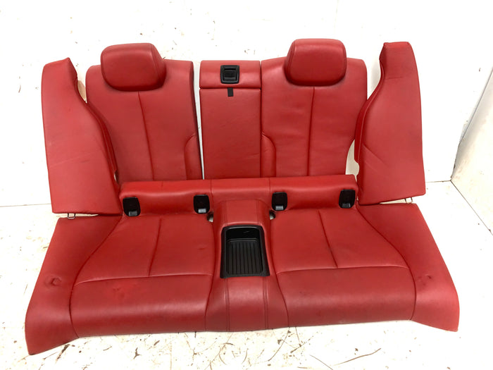 BMW F32 4 Series Coral Red Leather Interior (Sport Seats & Door Panels)