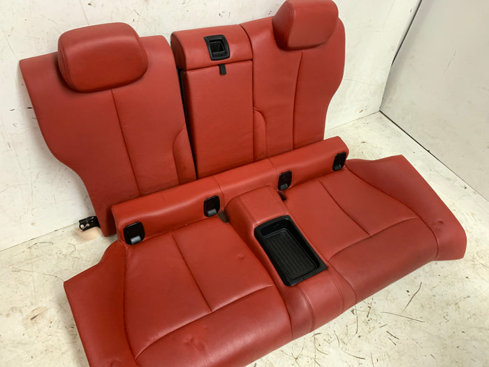 BMW F32 4 Series Coral Red Leather Interior (Sport Seats & Door Panels)