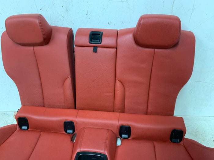 BMW F32 4 Series Coral Red Leather Interior (Sport Seats & Door Panels)