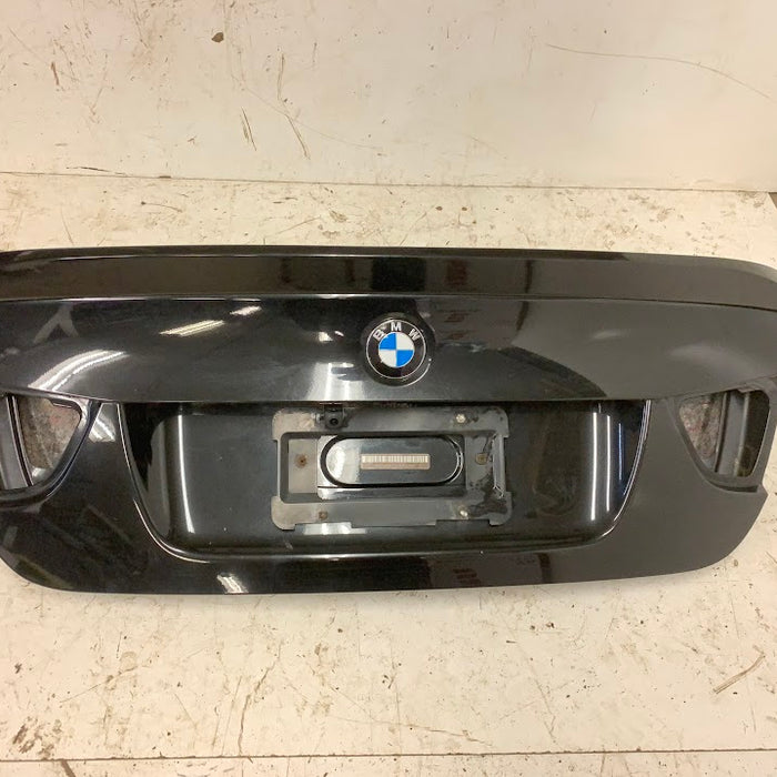 BMW E90 3 Series LCI Trunk Lid W/Spoiler Black Sapphire Metallic (475) 41627254425