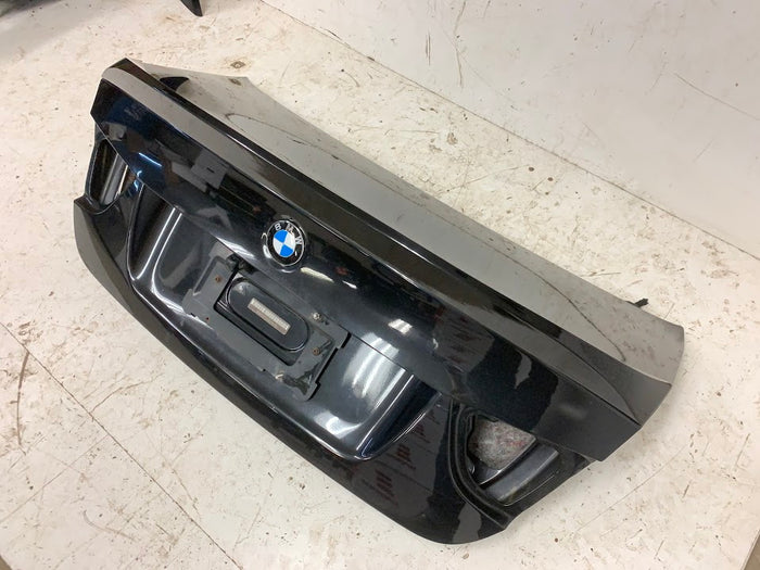 BMW E90 3 Series LCI Trunk Lid W/Spoiler Black Sapphire Metallic (475) 41627254425