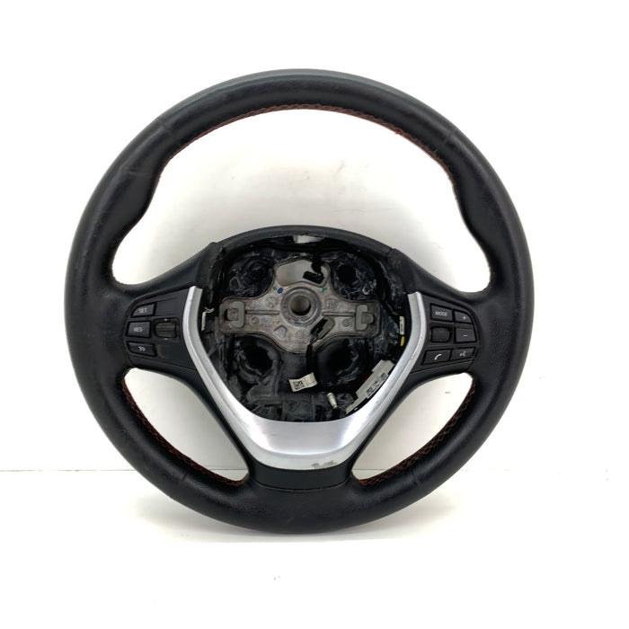 BMW F30 F31 F32 F33 F34 F36 3 & 4 Series Leather Heated Sport Steering Wheel W/Red Stitching 9218380