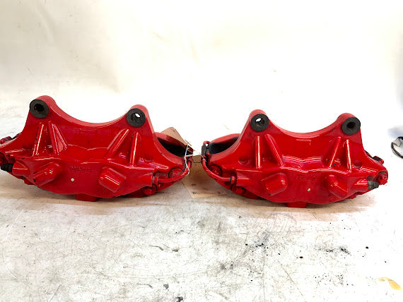 Tesla Model S Front Brembo Red Performance Brake Caliper Set 1007794-01-D/1007795-01-D