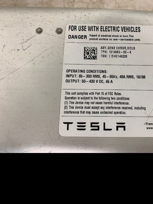 Tesla Model S Gen 2 Master Charger Module 1014963-00-K