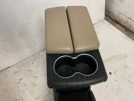 Tesla Model S Center Console W/Tan/Beige Armrest