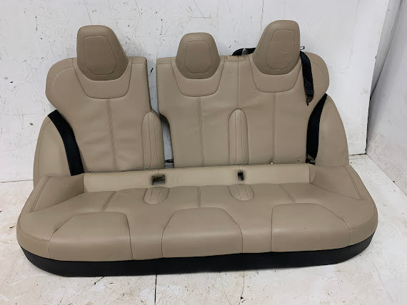 Tesla Model S Front & Rear Tan/Beige Seats