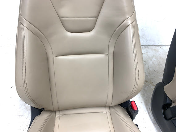 Tesla Model S Front & Rear Tan/Beige Seats