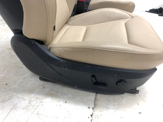 Tesla Model S Front & Rear Tan/Beige Seats