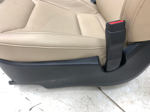 Tesla Model S Front & Rear Tan/Beige Seats