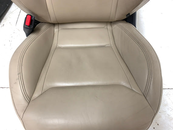 Tesla Model S Front & Rear Tan/Beige Seats