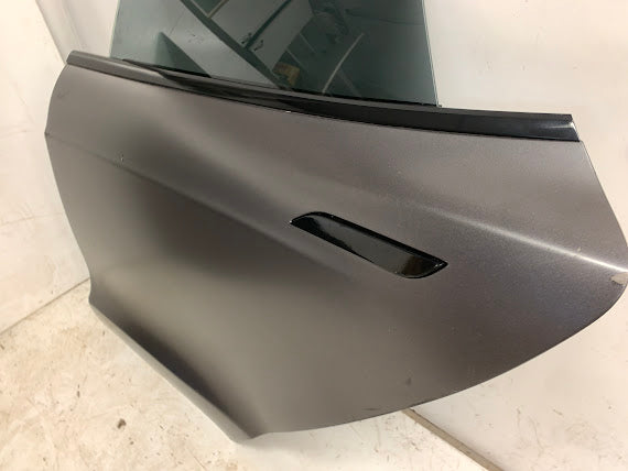 Tesla Model S Left/Driver Side Rear Door Titanium Metallic (PPTI) *NOTE*