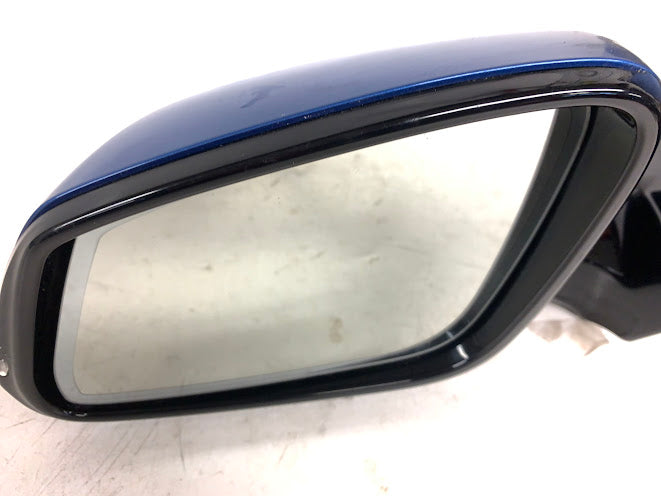 BMW F32 F33 F36 4 Series Left/Driver Side Shadowline/Gloss Black Mirror Estoril Blau (B45) 51167285273