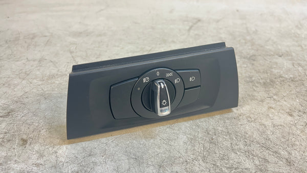 BMW E92 E93 335i 328i Light Control Switch W/Trim 9169410