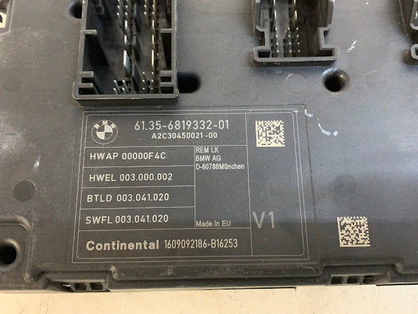 BMW F30 F31 F32 F33 F34 F36 3 & 4 Series Rear Body Control Module/BCM 6819332
