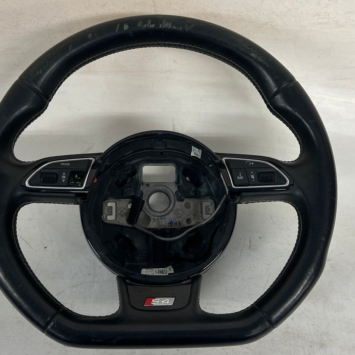 AUDI B8/8K S4 FLAT BOTTOM STEERING WHEEL W/O PADDLES 8K0419091CG