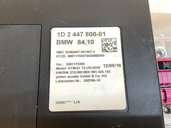 BMW F30 F31 F32 F33 F34 F36 3 & 4 Series Telematics Communication Module 2447800