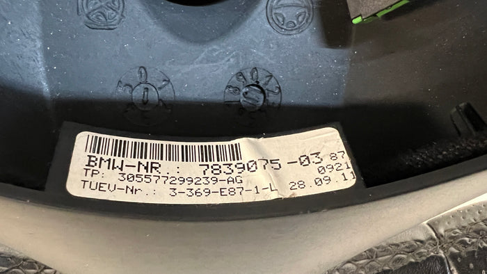 BMW E90 E91 E92 E93 3 Series M Sport Steering Wheel W/O Paddles 7839075