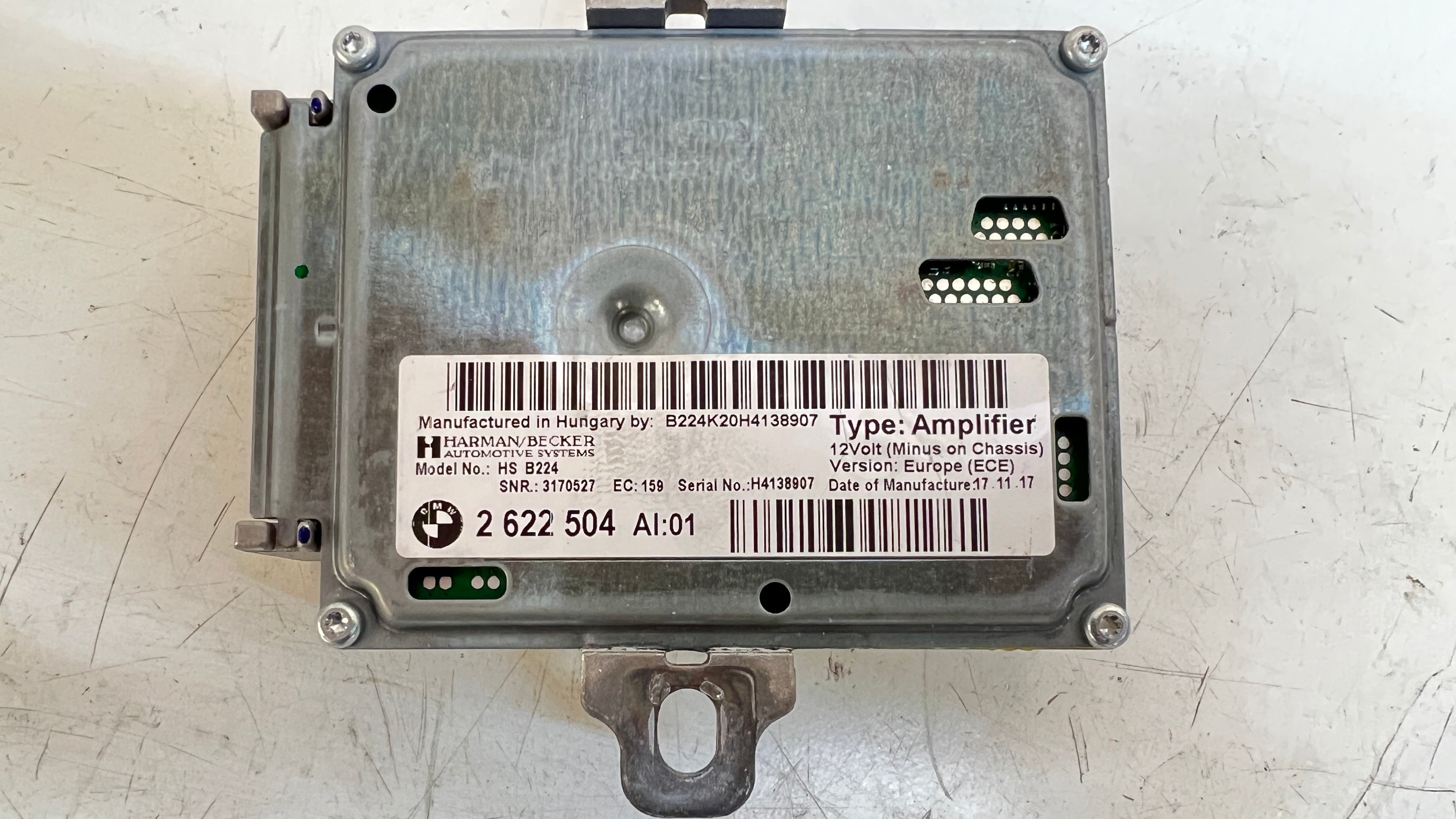 BMW F3X ACTIVE SOUND DESIGN/ASD CONTROL UNIT/MODULE/AMPLIFIER 2622504 ...