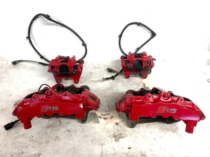 Audi 8V RS3 Red Brembo Brake Caliper Set