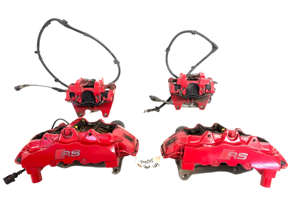 Audi 8V RS3 Red Brembo Brake Caliper Set