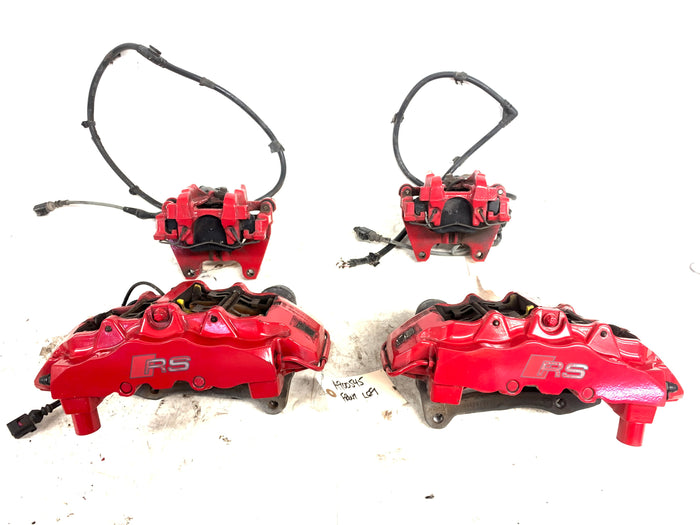Audi 8V RS3 Red Brembo Brake Caliper Set