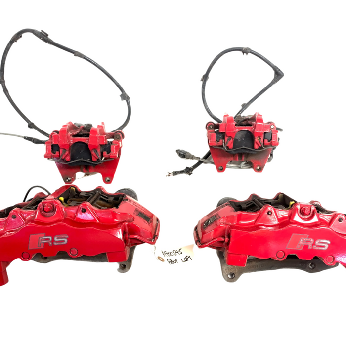 Audi 8V RS3 Red Brembo Brake Caliper Set
