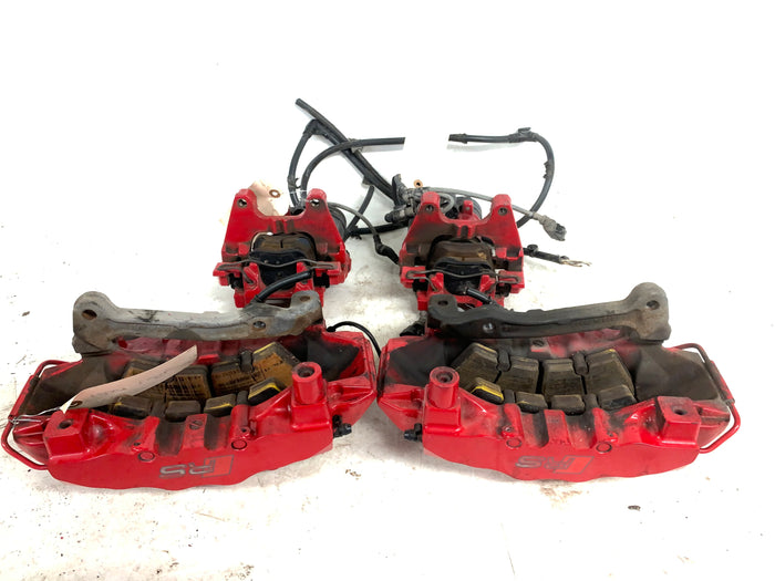Audi 8V RS3 Red Brembo Brake Caliper Set