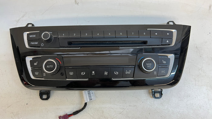 BMW F3X CLIMATE CONTROL & RADIO PANEL W/AMBIENT LIGHTING 61316832881/64119363546