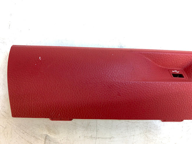 BMW F30 F31 F32 F33 F34 F36 3 & 4 Series Coral Red Lower Dash Trim W/USB 9364954