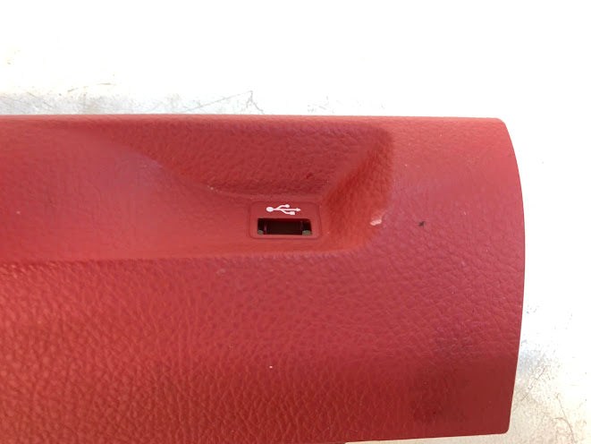 BMW F30 F31 F32 F33 F34 F36 3 & 4 Series Coral Red Lower Dash Trim W/USB 9364954