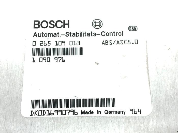 BMW Z3 M Roadster/M Coupe S52 ABS/ASC+T Stability Control Unit Module 1090976/0265109013