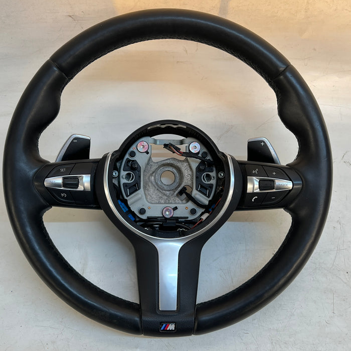 BMW F30 F31 F32 F33 F34 F36 M Sport Steering Wheel W/Paddles 32307848339