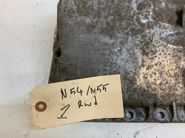 BMW E90 E92 E93 335i/E82 E88 135i RWD N54 N55 Engine Oil Pan 7570400