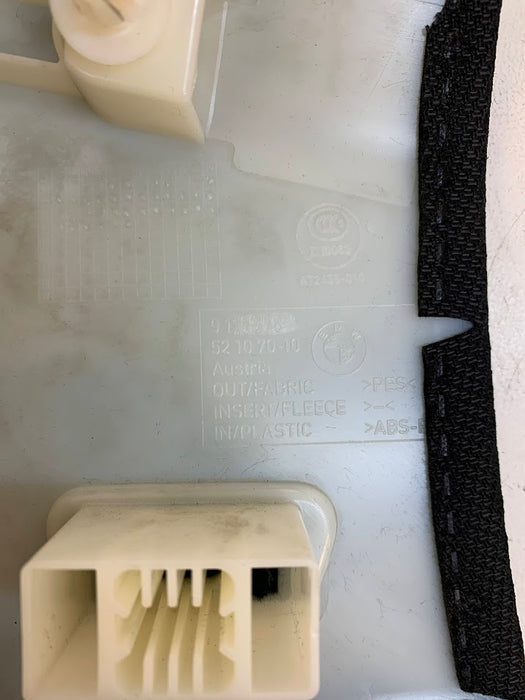 BMW F10 M5 550xi 535xi Rear Right Headliner C Pillar Trim Black Anthracite 51438038174