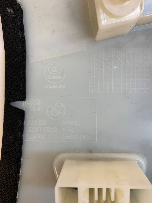 BMW F10 M5 550xi 535xi Rear Left Headliner C Pillar Trim Black Anthracite 51438038173