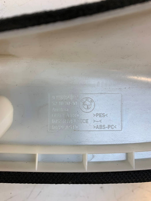 BMW F10 M5 550xi 535xi Headliner Front Left A Pillar Trim Black Anthracite 51438038169