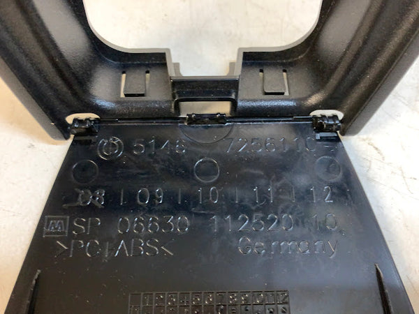 BMW F32 4 Series Rear Isofix Child Seat Black Trim Cover 7256110