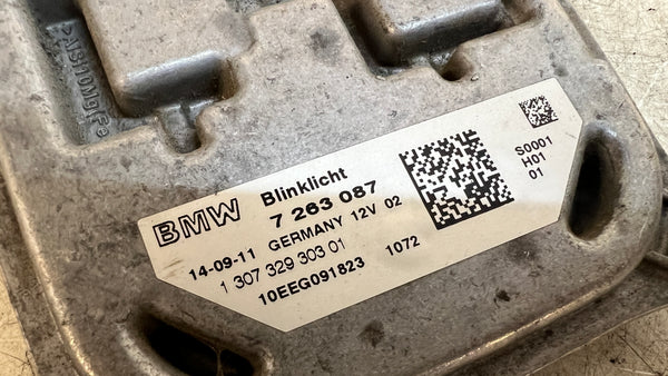 BMW E92/E93 3 Series LCI Left/Right Headlight Turn Signal Control Module 7263087