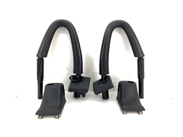 BMW Z3 M Roadster Roll Bars Rollover Protection Bar Set Left Right & Cover Trims Black 8401336