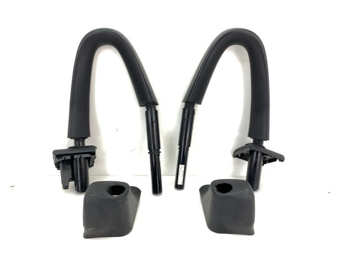 BMW Z3 M Roadster Roll Bars Rollover Protection Bar Set Left Right & Cover Trims Black 8401336