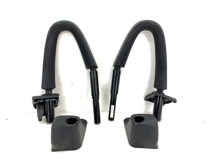 BMW Z3 M Roadster Roll Bars Rollover Protection Bar Set Left Right & Cover Trims Black 8401336