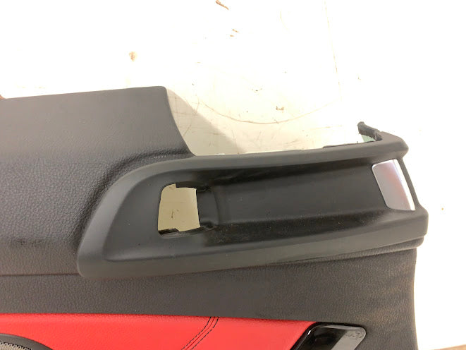BMW F32 4 Series Left/Driver Side Rear Coral Red Leather Interior Panel *DAMAGED*