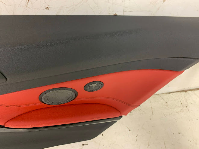 BMW F32 4 Series Right/Passenger Side Rear Coral Red Leather Interior Panel